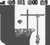 une photo d'Ã©cran de The Pagemaster sur Nintendo Game Boy